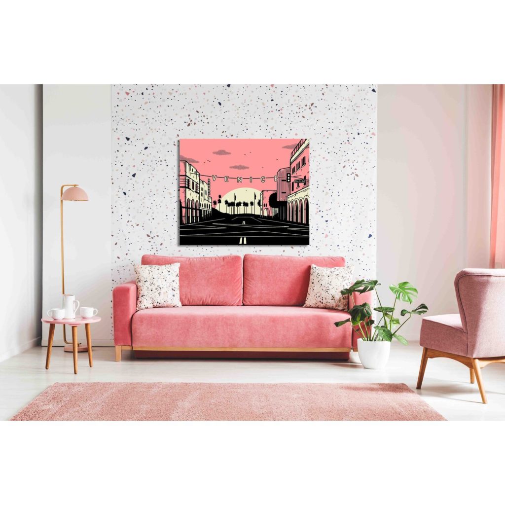 pink home décor